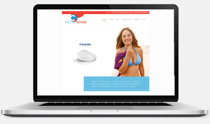 Web stranica - Cell of the future - COF