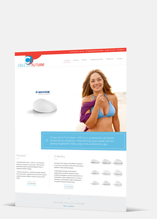 Web stranica - Cell of the future - COF