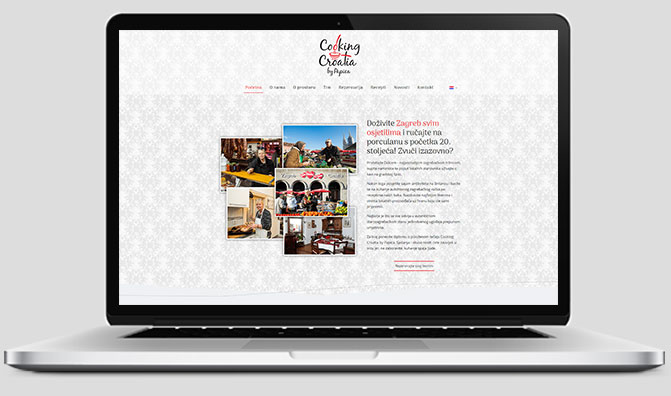 Web stranica - Cooking Croatia