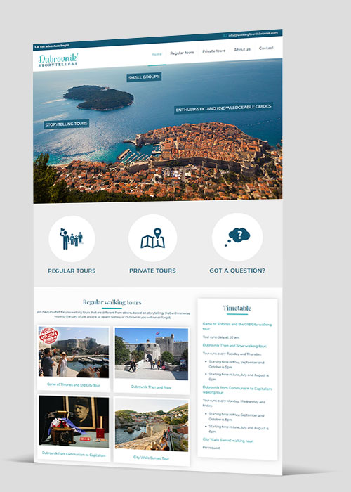Web stranica - Dubrovnik Storytellers