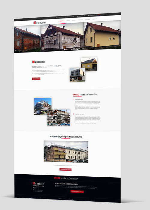Web stranica - Facro