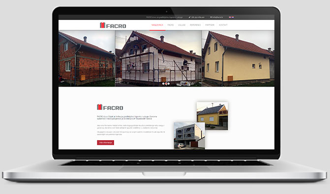 Web stranica - Facro
