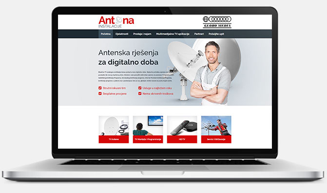 Web stranica - Globo Media