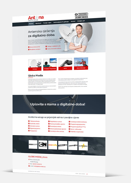 Web stranica - Globo Media