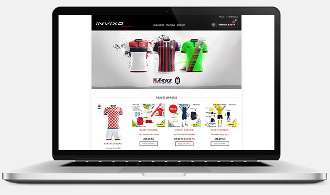 Web trgovina - Invixo