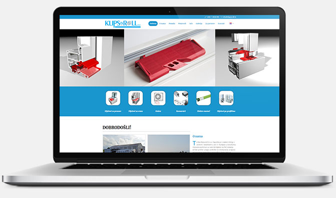 Web stranica - Klipsoroll