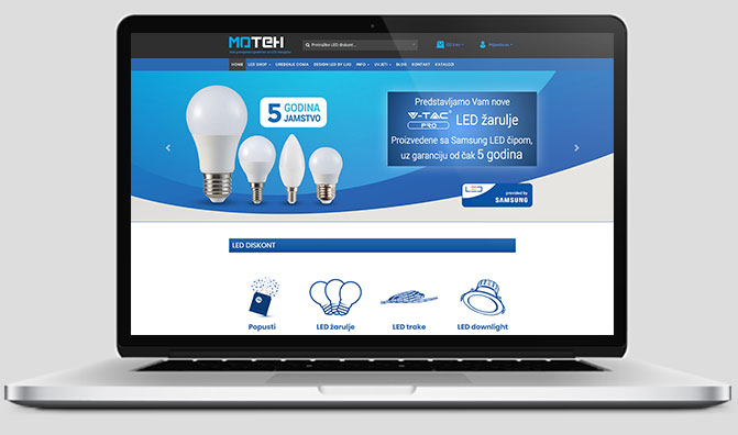 Web trgovina - Mo-Teh