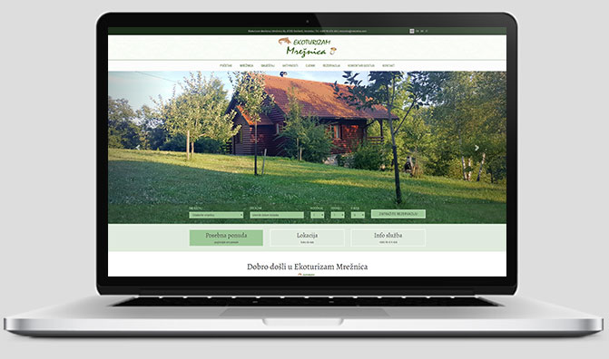 Web stranica - Mrežnica Ekoturizam
