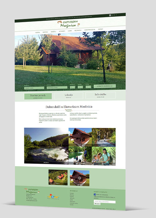 Web stranica - Mrežnica Ekoturizam