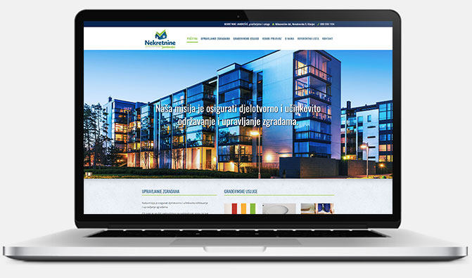 Web stranica - Nekretnine Jamberšić