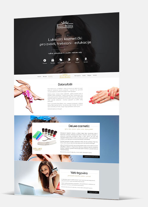 Web stranica - Royal Beauty