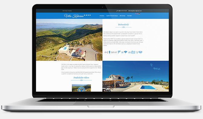 Web stranica - Villa Katarina