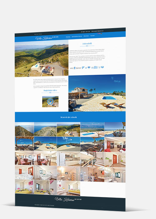 Web stranica - Villa Katarina
